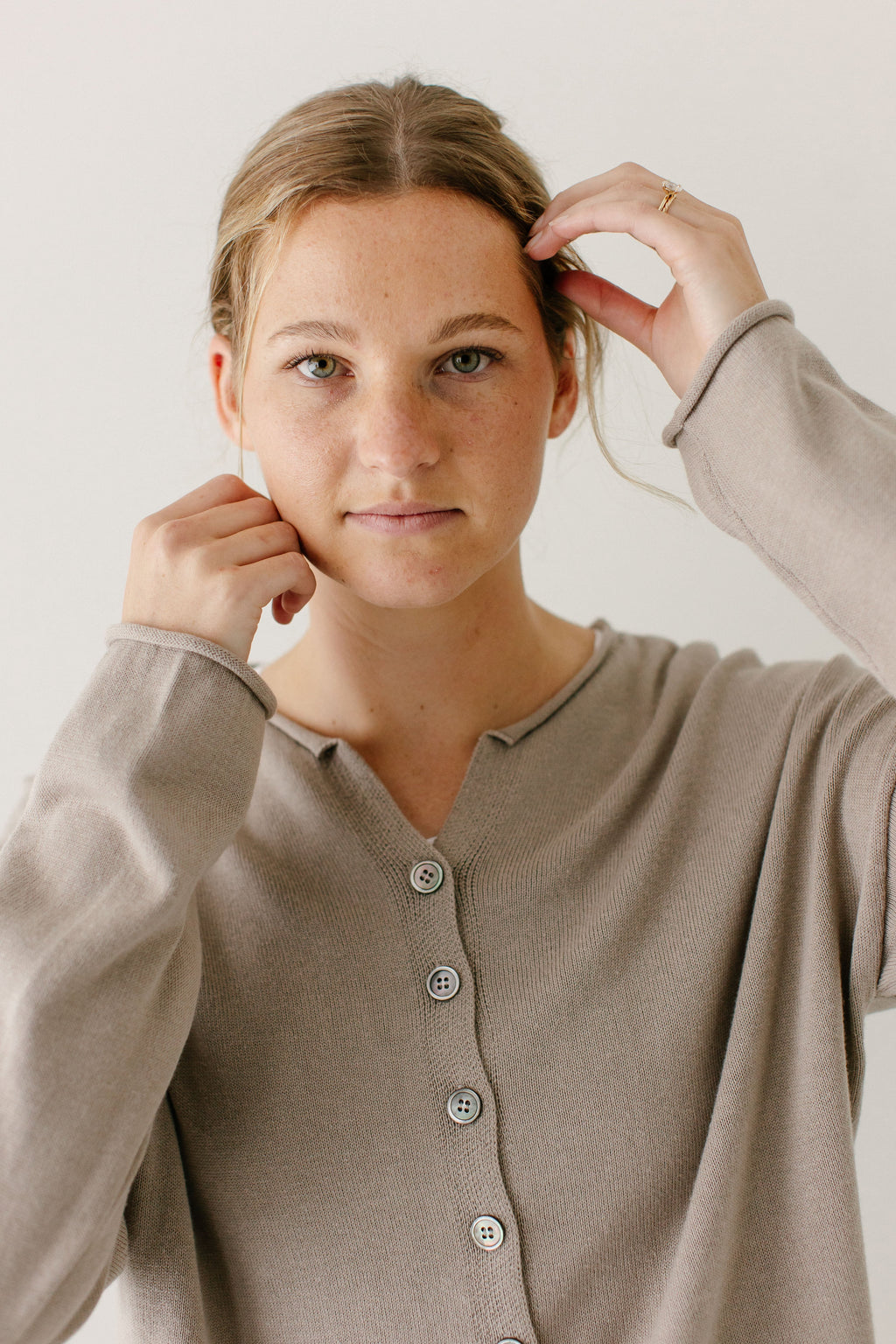 'Jana' Drop Sleeve Cardigan