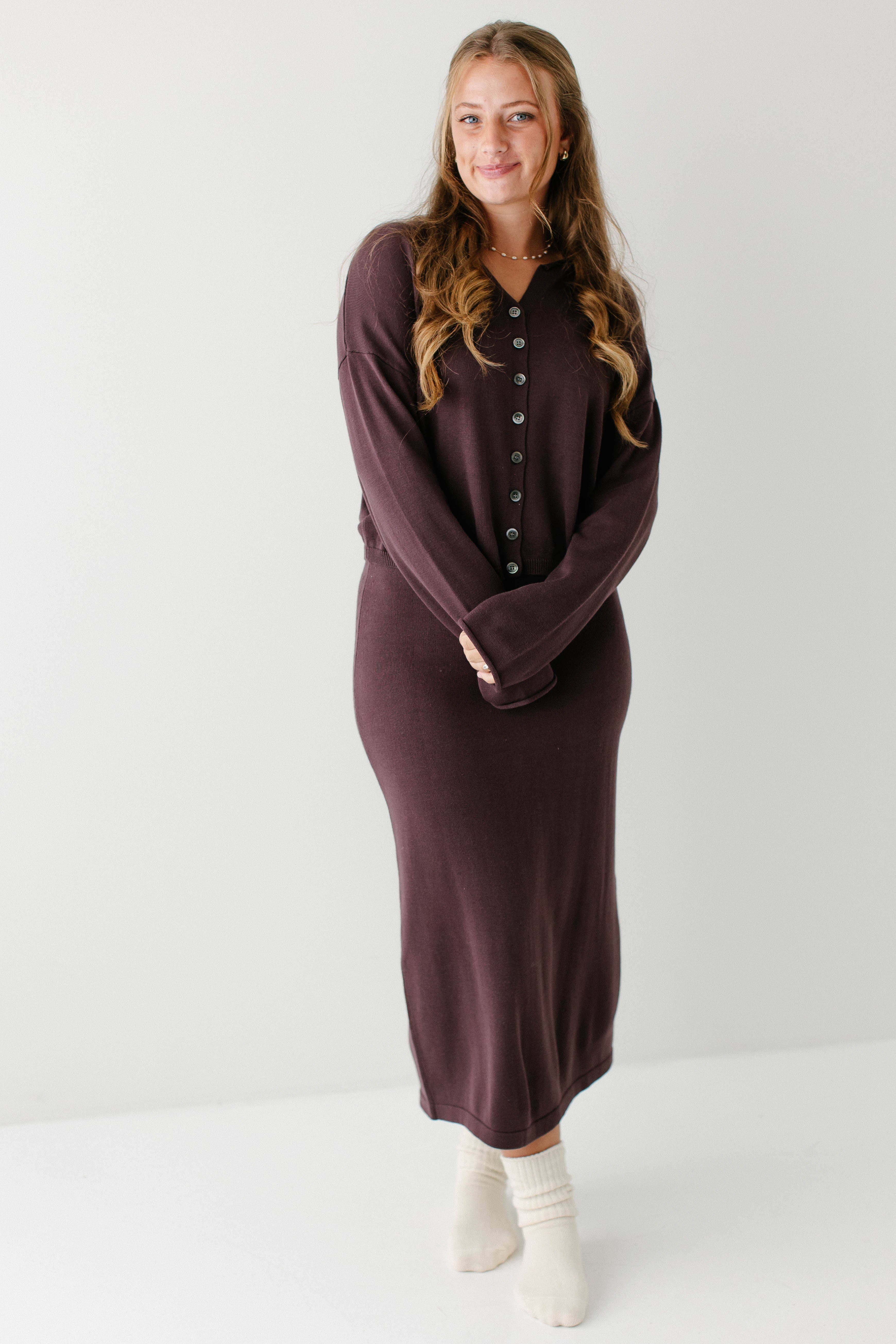 'Jana' Drop Sleeve Cardigan