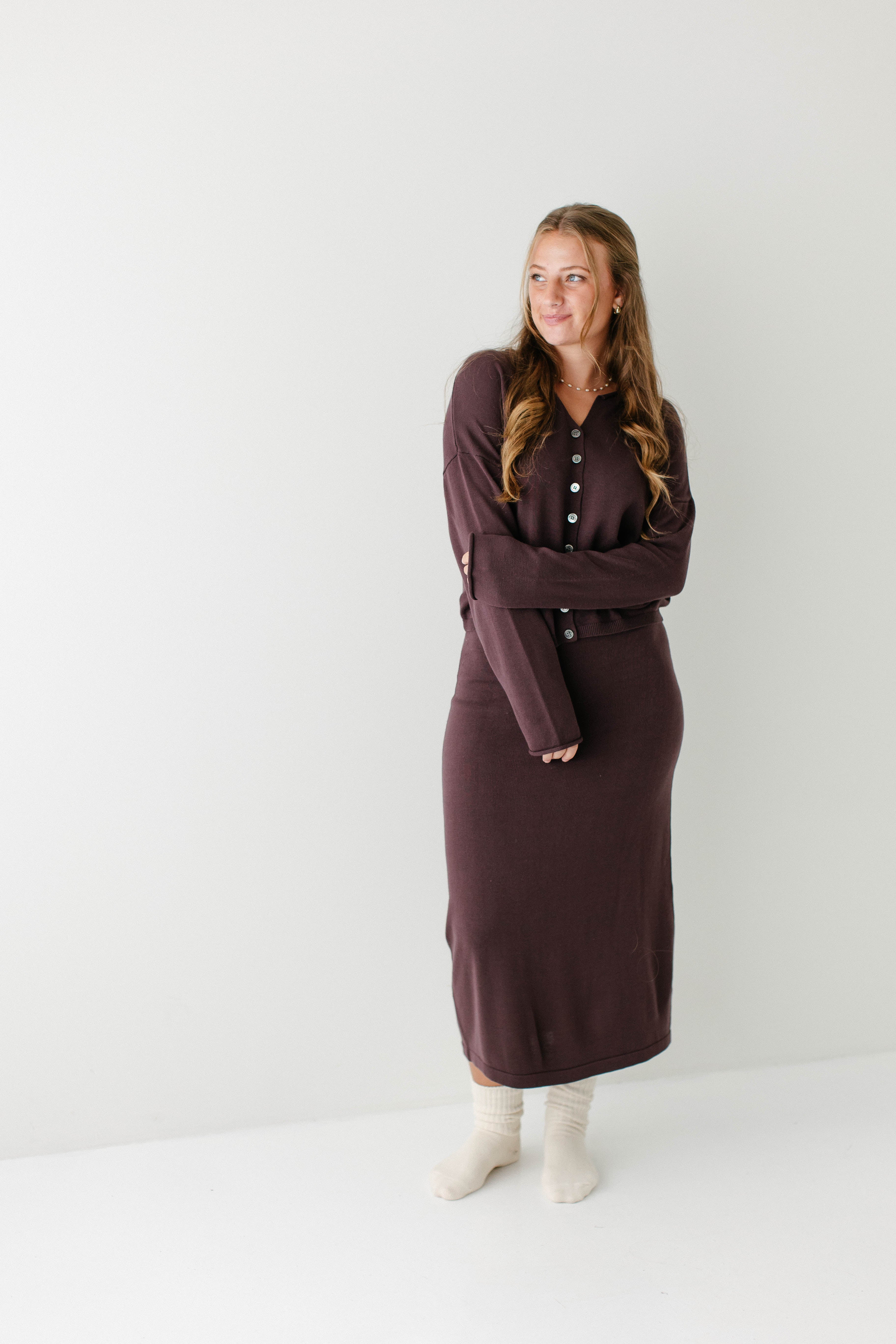 'Jana' Drop Sleeve Cardigan