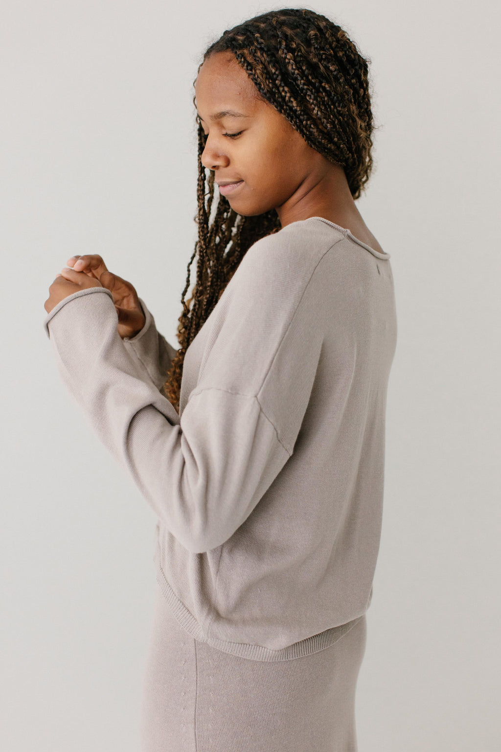'Jana' Drop Sleeve Cardigan