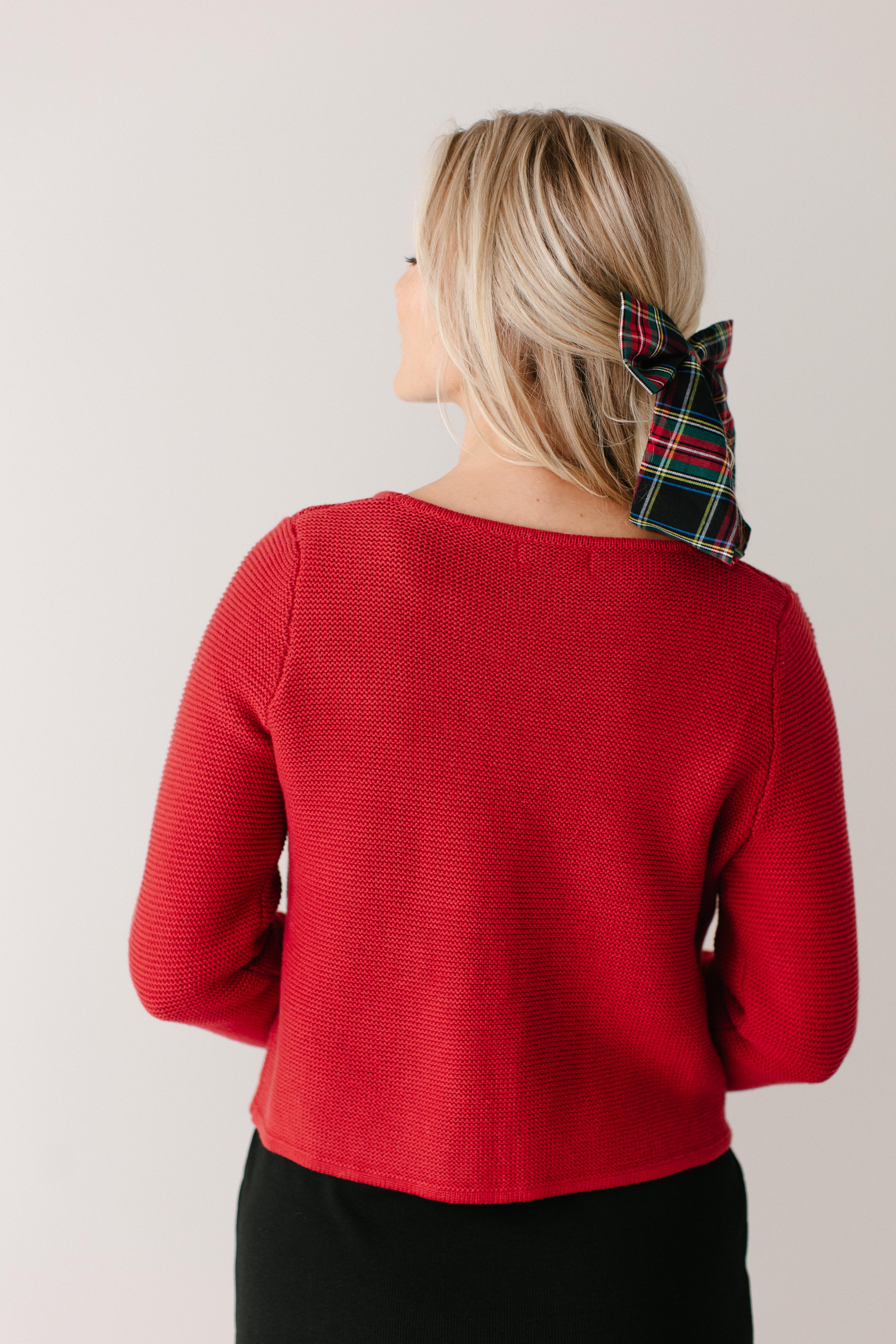 'Edwina' Tie Front Knit Cardigan